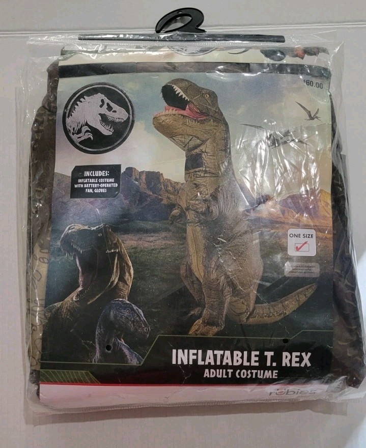 Jurassic World 🔥TRex Adult Inflatable Costume One Size Fits Most PARTY TIME❗️