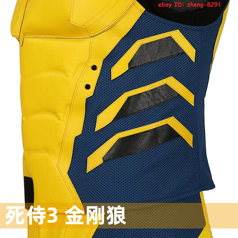 NEW Wolverine Cosplay Costume Outfit Deadpool 3 Halloween Jumpsuit Suit Full Set