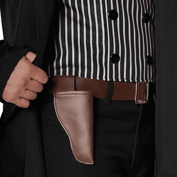 Men`s Cowboy Costume Adult Wild West Western Sheriff Gunslinger Outlaw Halloween