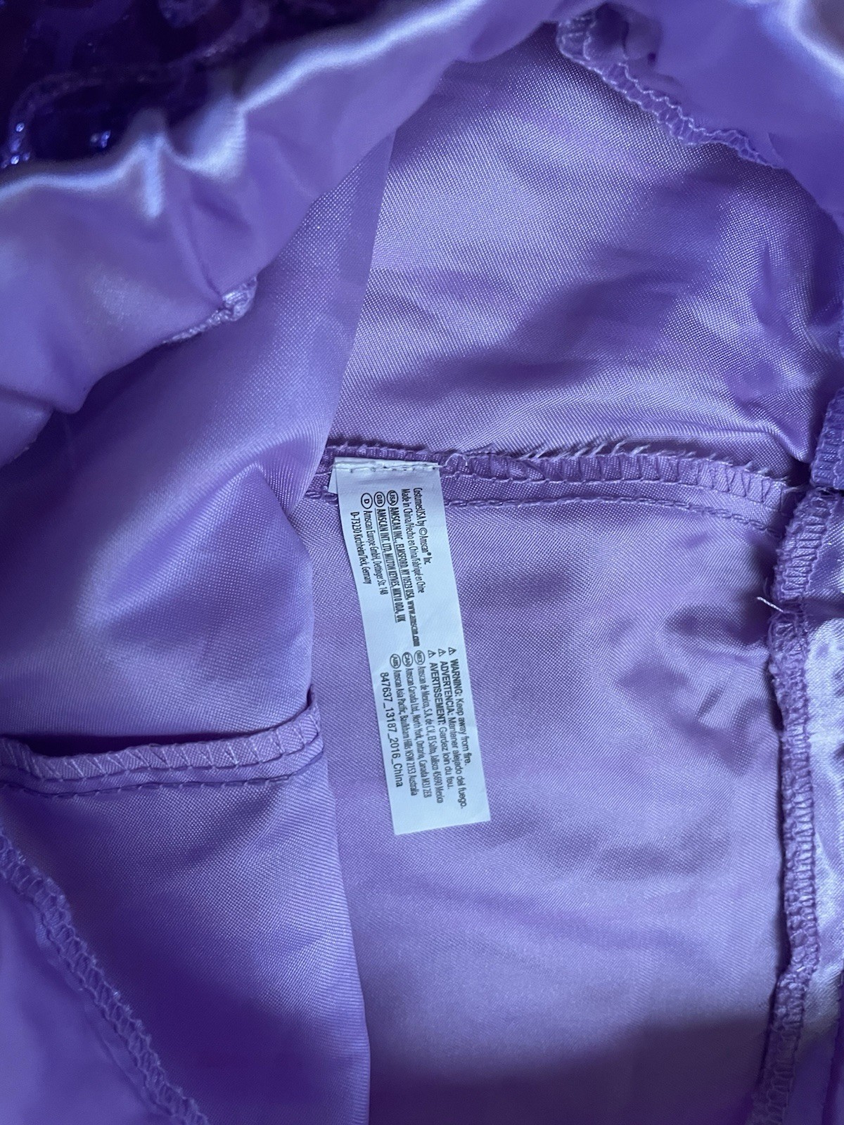 Nickelodeon Shimmer And Shine Purple Costume Child Size Small 4T – 6T Purple