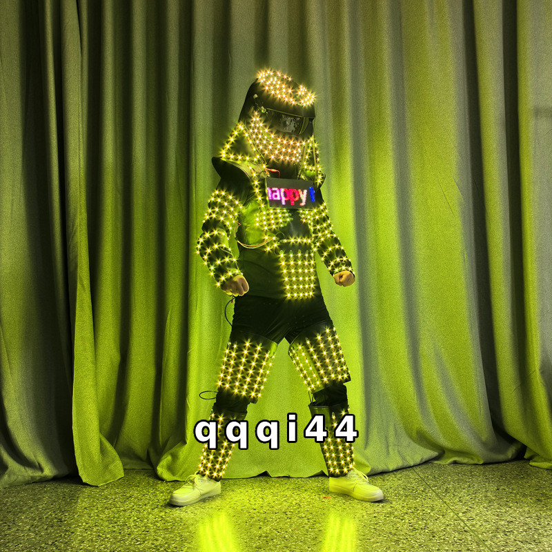 The Predators Cosplay LED Luminous Colorful Armor Suit Uniform Full Costume Gift