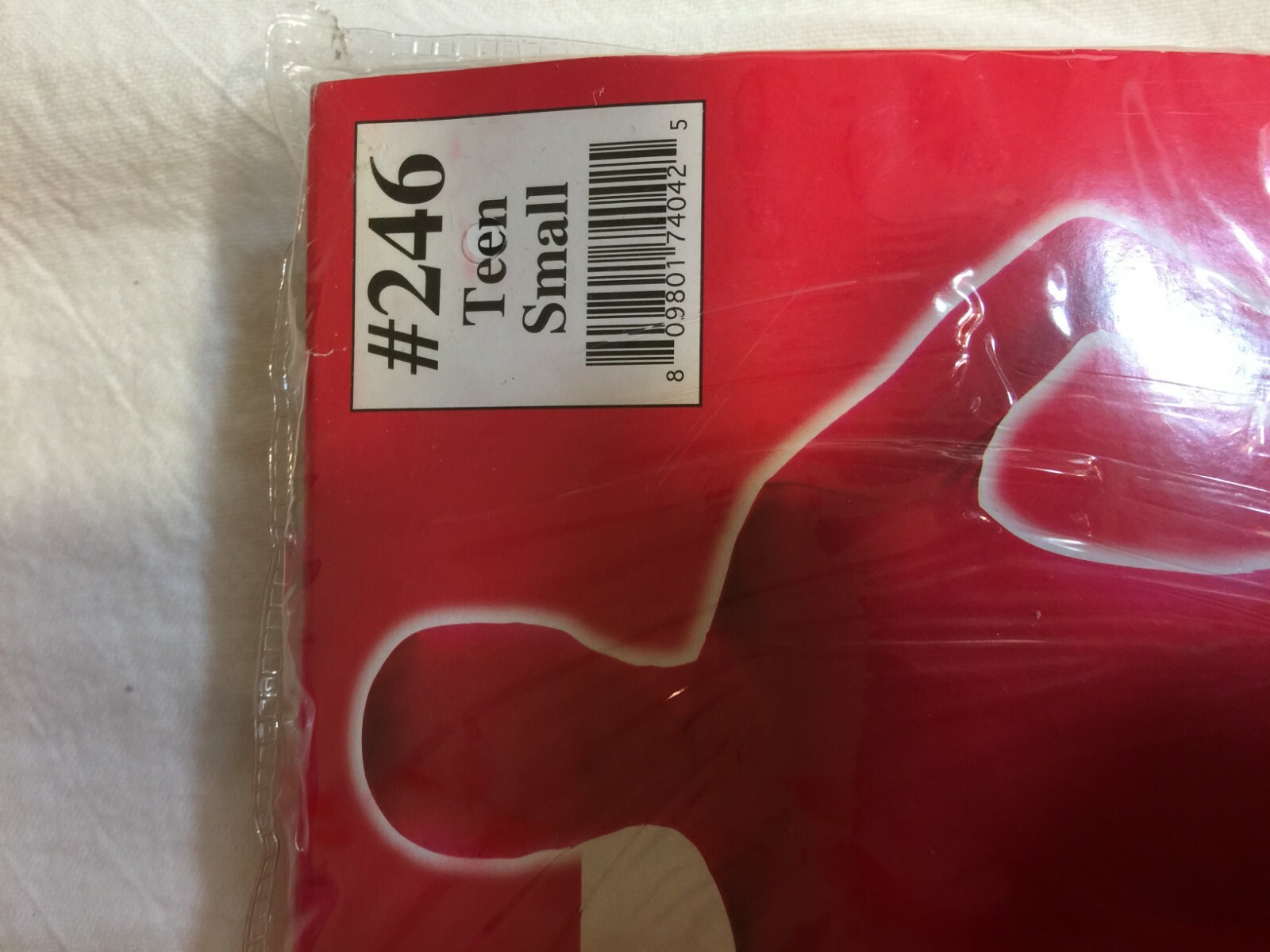 Stretch Jumpsuit SMALL TEEN Costume Skin Suit Lycra Spandex Full BodyUn RED