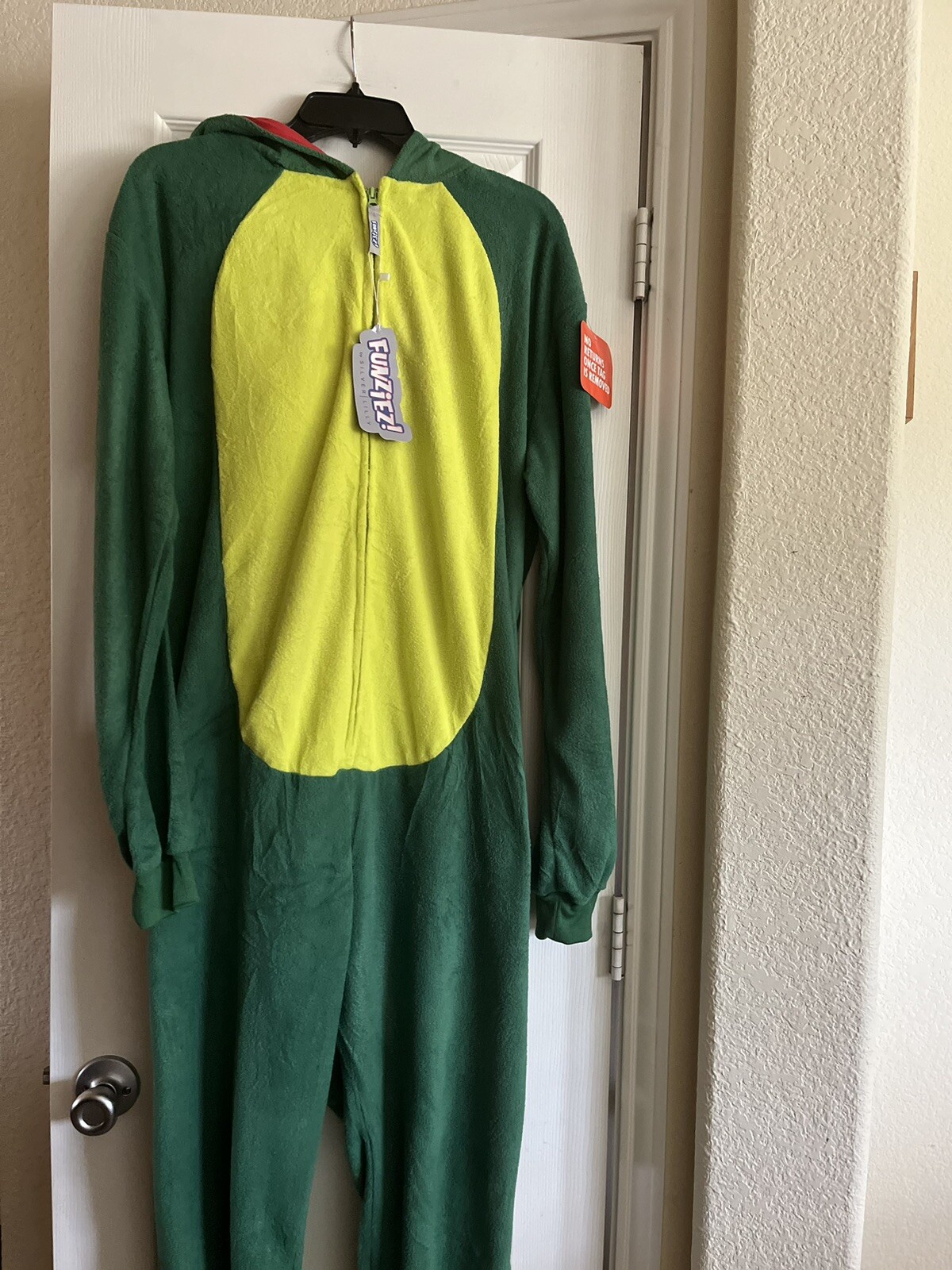 Funziez by Silver Lilly Dinosaur Unionsuit Cosplay Halloween Costume Adult S *