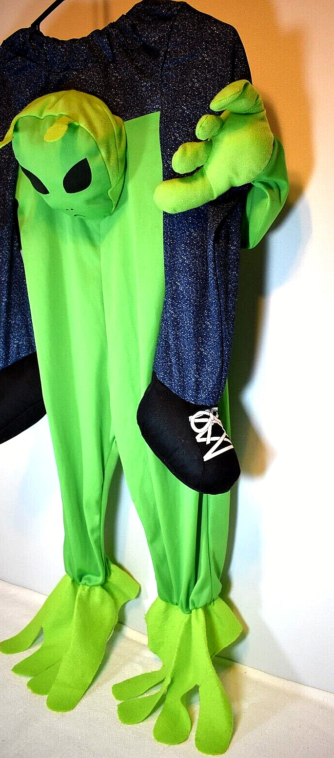 Morph Costumes Alien Piggyback Ride Lime Green Fun Outfit Unisex Youth- One Size