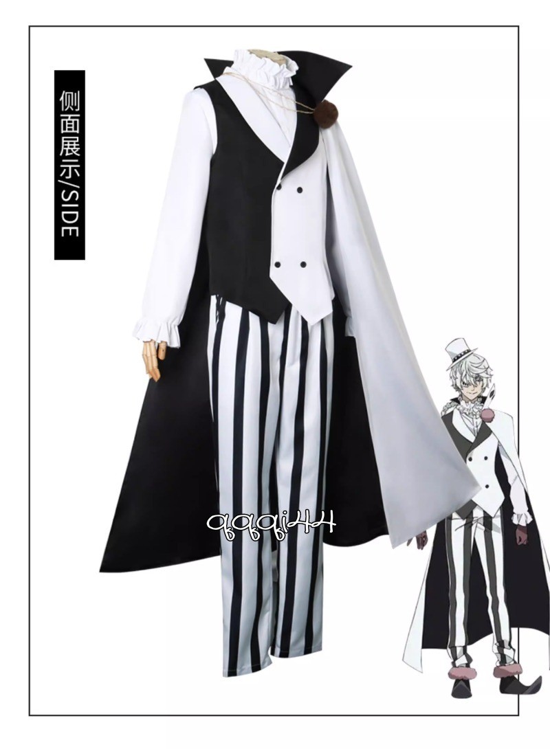 Bungo Stray Dogs Dazai Osamu Cosplay Suit Cloak Comic Exhibition Costume Wig 1PC