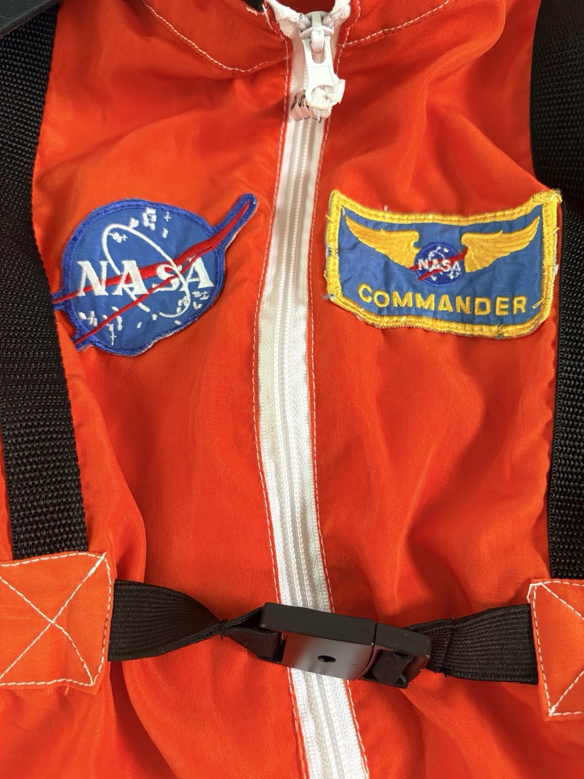 NASA Space Commander/Astronaut Infant Halloween Costume, Orange Jumpsuit, 18 Mo