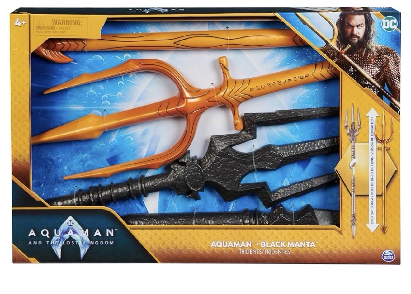 Dc Comics Aquaman Trident & Black Manta Tridents 35″ Halloween Kids Roleplay NEW