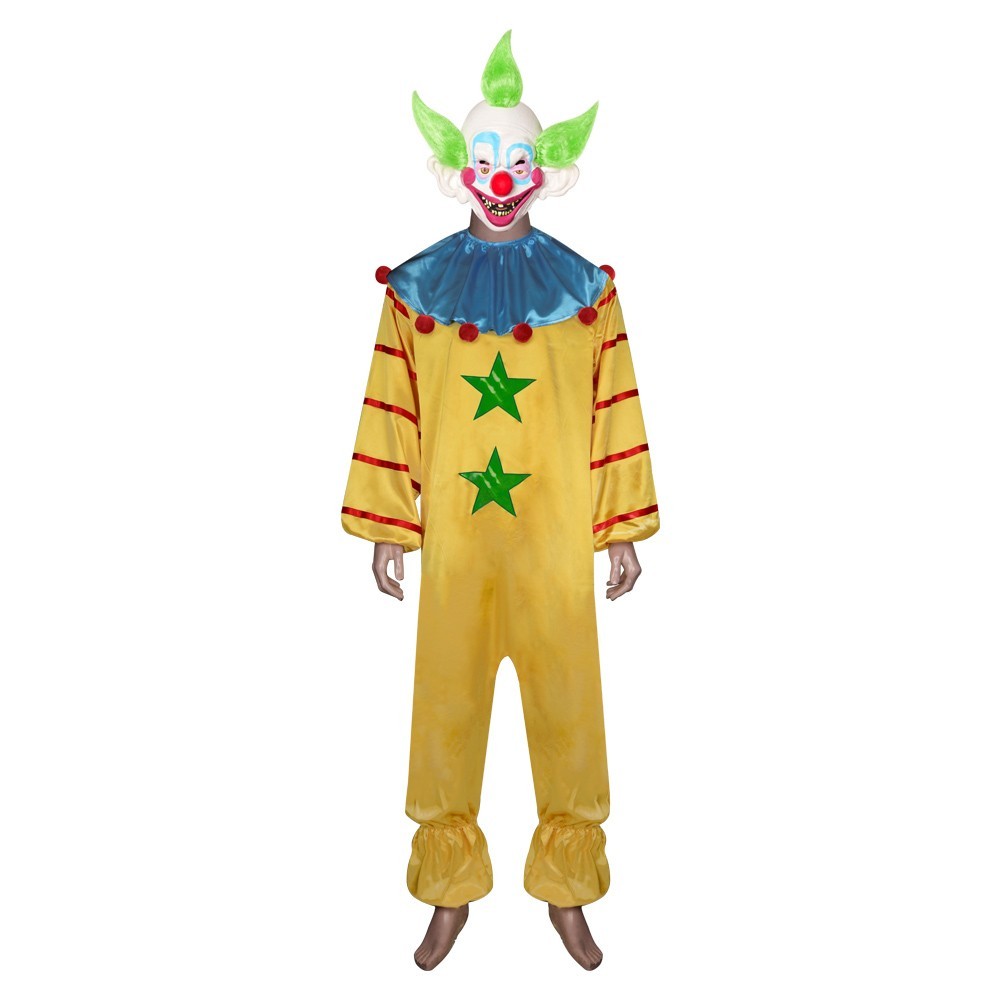 Adult Shorty Cosplay Clown Costume Jumpsuit Halloween Party Suit Fancy Dress New