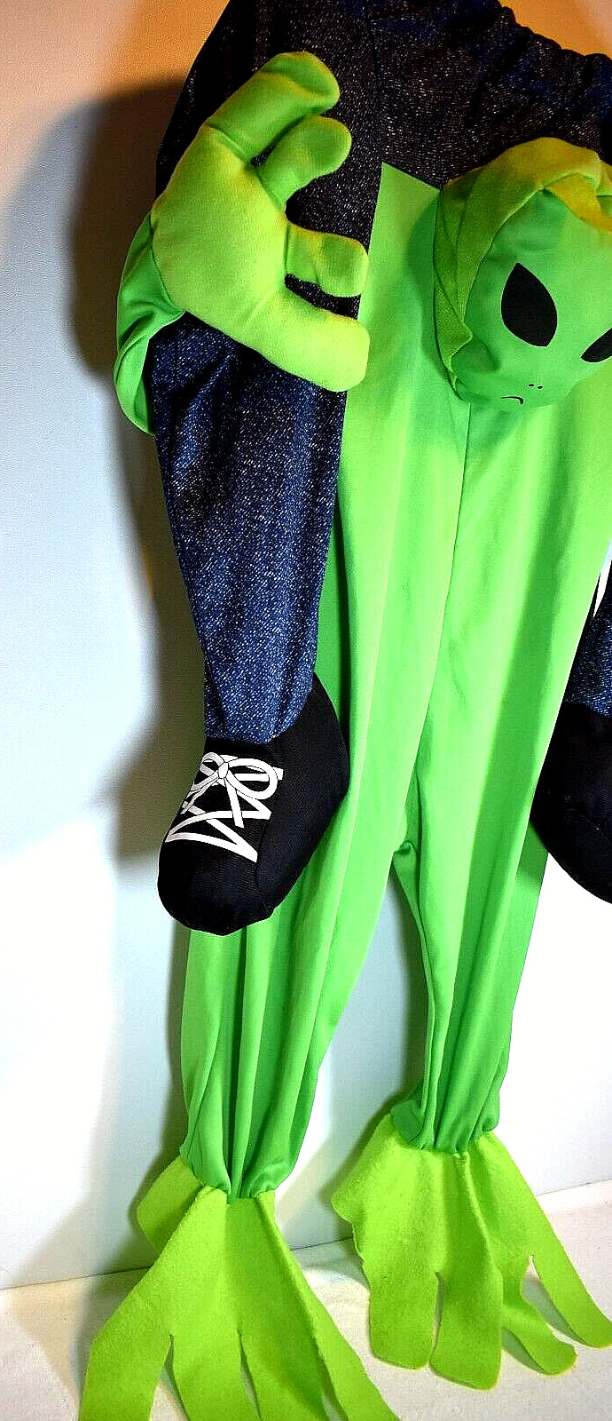 Morph Costumes Alien Piggyback Ride Lime Green Fun Outfit Unisex Youth- One Size