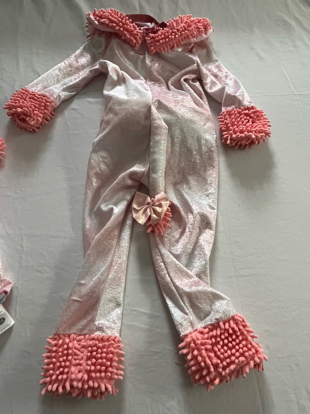 Pink Poodle Dog Costume Chasing Fireflies Toddler Size 3-4