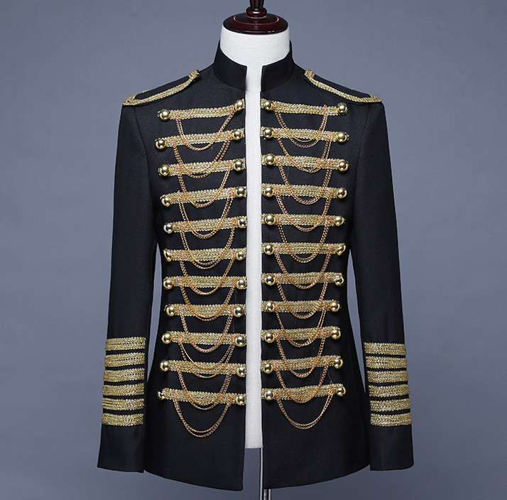 Men Cosplay King Prince Renaissance Medieval Royal Court Costume Uniform