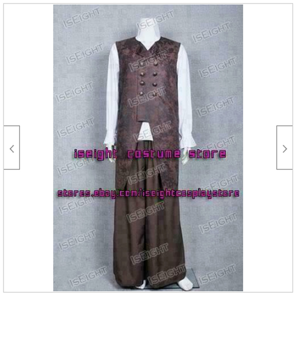 Pirates of the Caribbean Cosplay Barbossa Costume Halloween Full Set