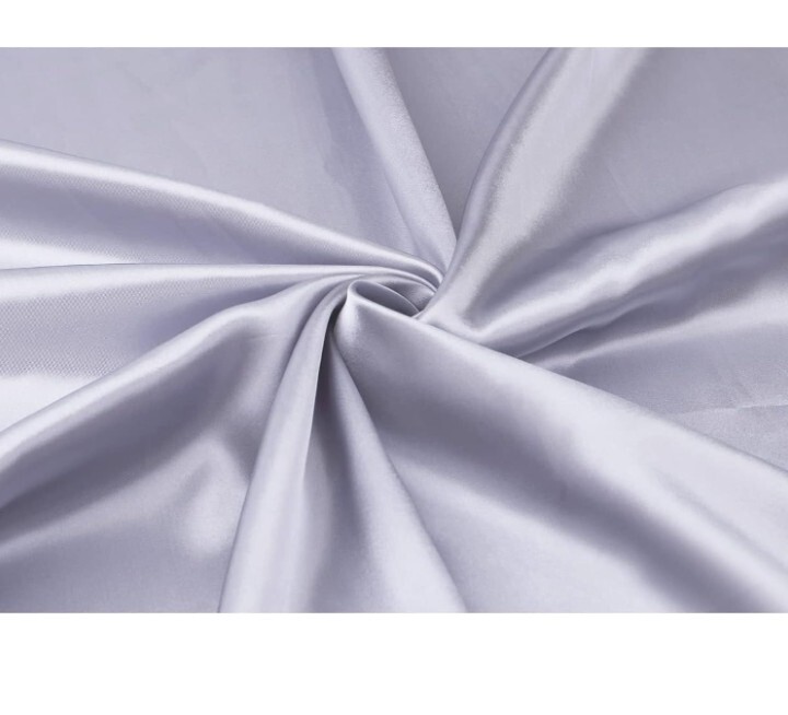 Cosplay Hooded Cloak 170CM/67″ Full Length Satin Silver Anime Royalty Costume