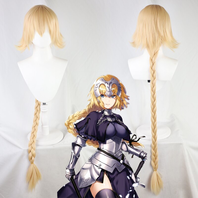 Jeanne D’Arc Joan of Arc FGO Ruler Blonde Braids Fate Apocrypha Cosplay Wig