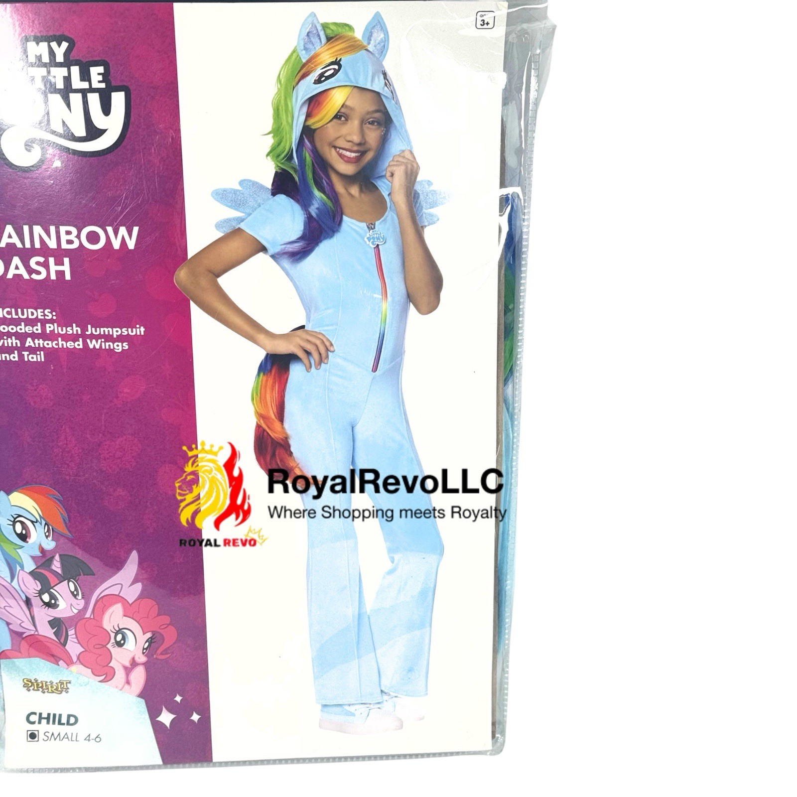 Spirit Halloween Kids Rainbow Dash Costume – My Little Pony Friendship is Magic