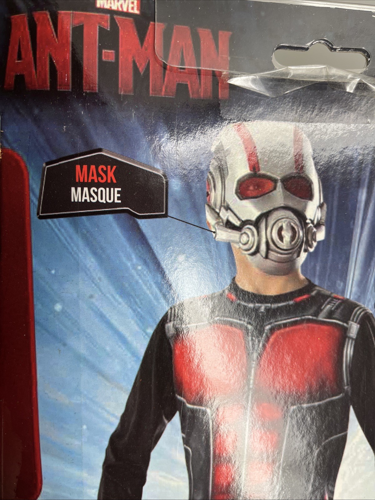 Marvel Comics ANT MAN costume JUMPSUIT and MASK Boys Comic-Con size 8-10