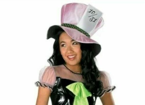 M 7 8 Teacups MAD HATTER DRESS Up Costume Alice in Wonderland Halloween NWT