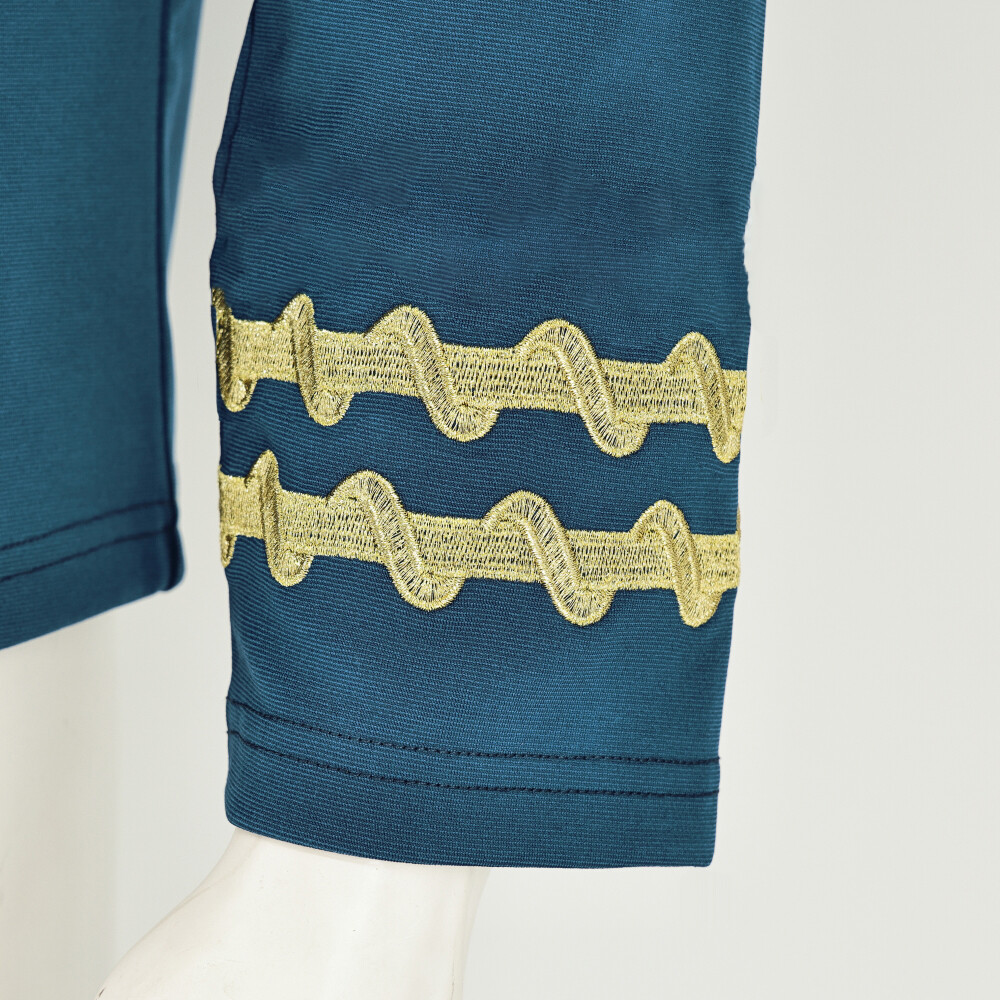 TOS Spock Blue Shirt Starfleet Uniform The Original Series Spock Cosplay Costume