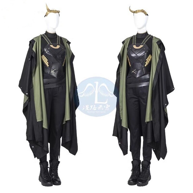 Loki Season 1 Lady Loki Cosplay Costume Outfits Halloween Women’s Full Set Shoes
