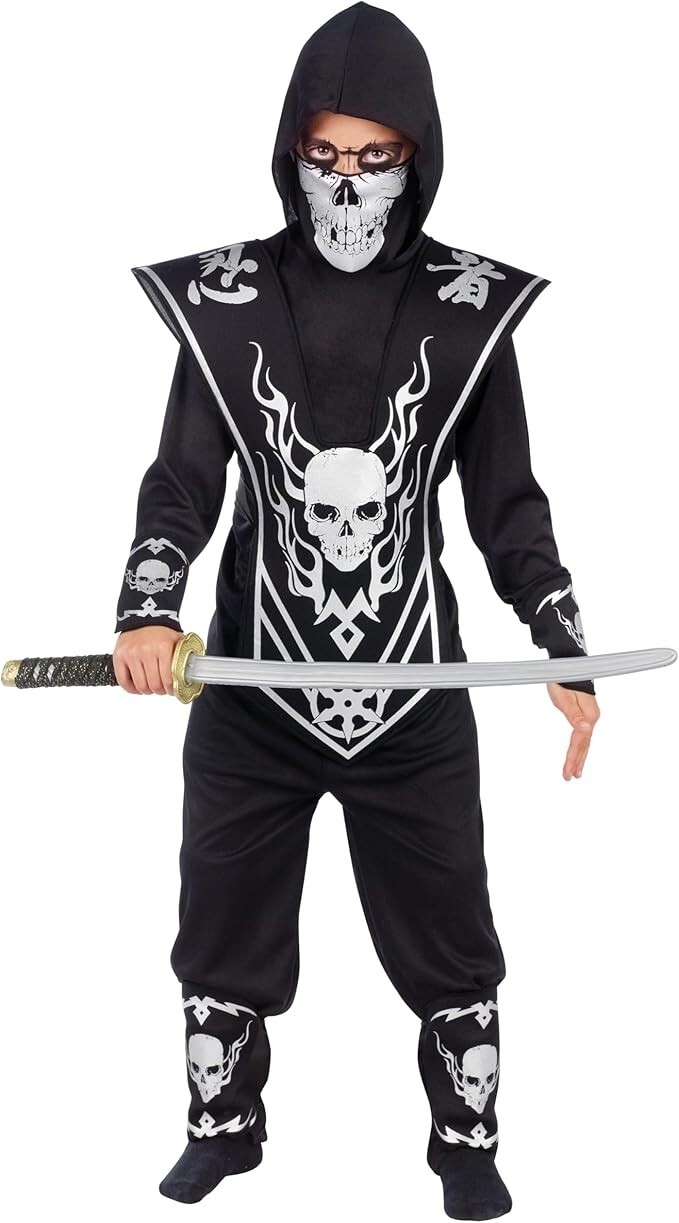 SULL LORD NINJA HALLOWEEN COSPLAY COSTUME CHILD BOYS ( SMALL) BRAND NEW