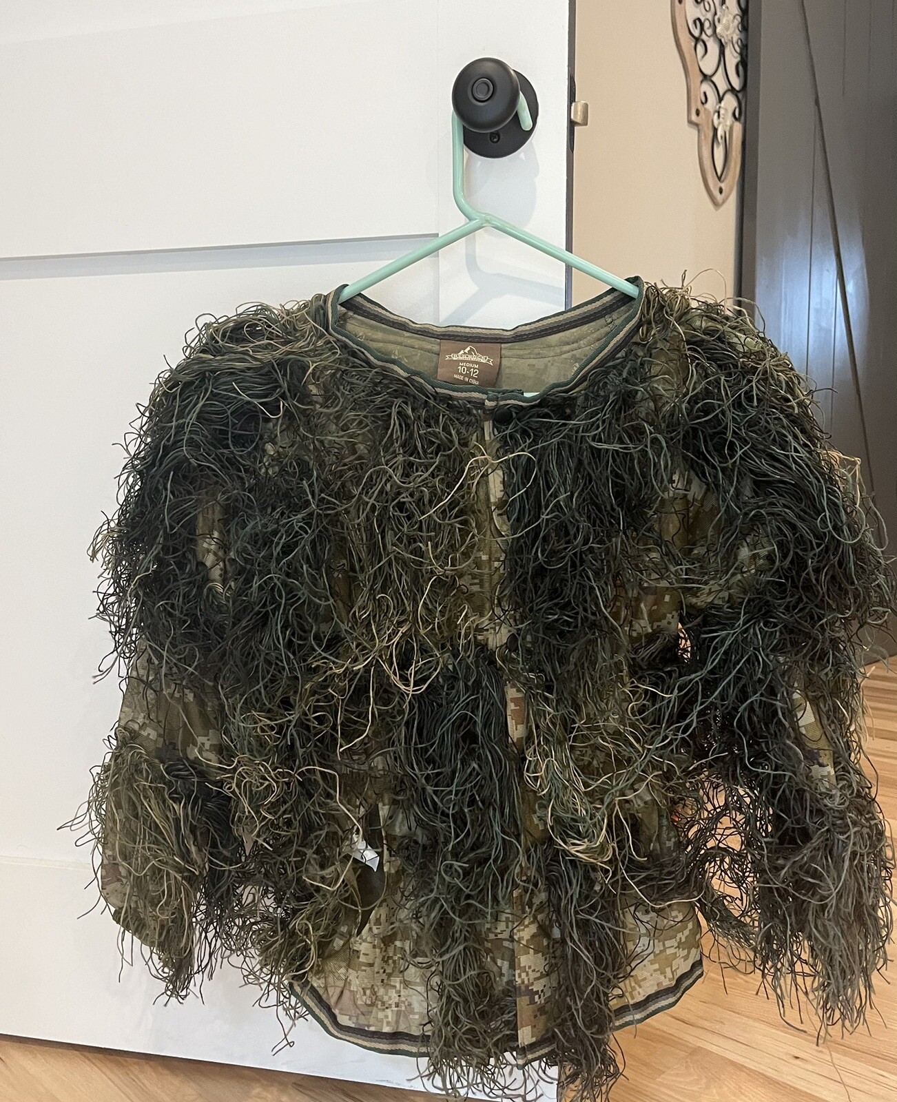 Boys Ghillie Suit Size 10-12 Halloween Costume