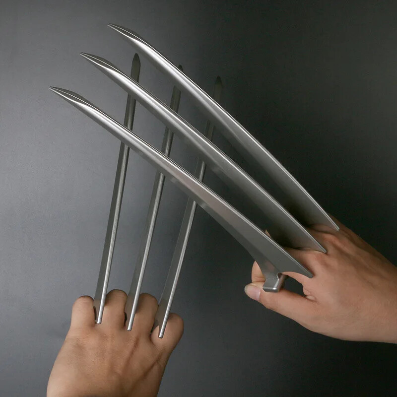 NEW Wolverine 25cm Wolf Claws Cosplay Hero James Howlett Breakproof Realistic