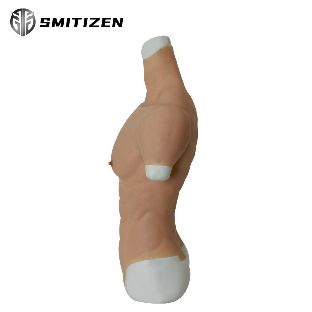 SMITIZEN Silicone Chest Abs Tight Men Body Suit For Cosplay