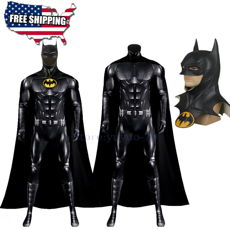 The Flash Series Batman Bruce Wayne Cosplay Deluxe Costume Halloween Outfit