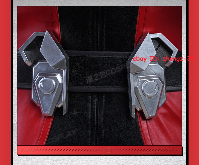 Marvel Rivals Deadpool Jumpsuit Full Set Cosplay Costume Halloween Helmet Shoe