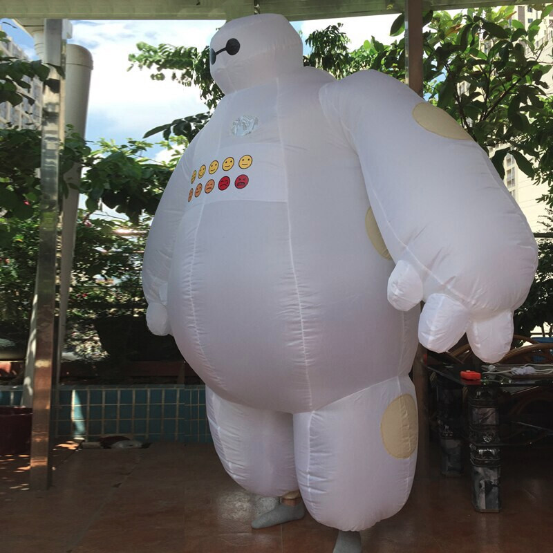 Inflatable Costume Outfit Big Hero BayMax for Halloween Cosplay Party AdultSize