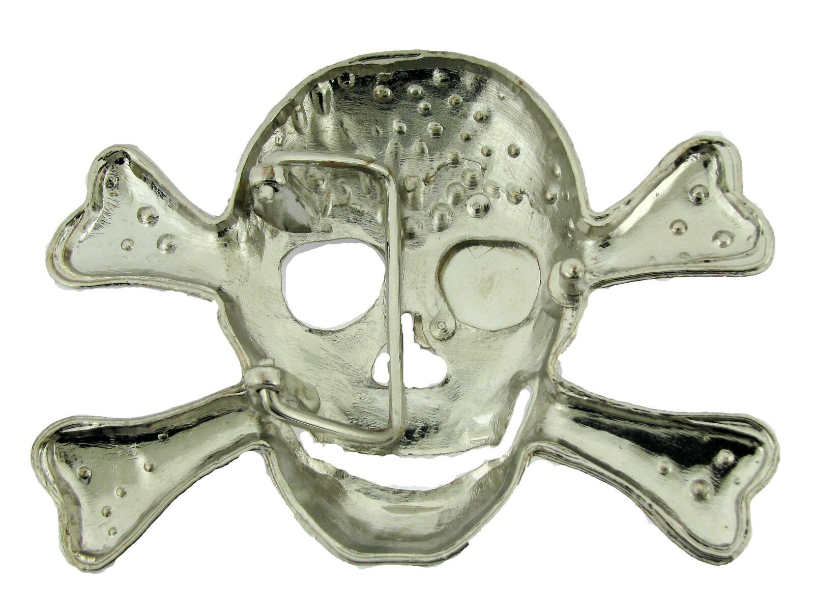 skull crossbones rhinestones metal belt buckles halloween party costume gift NEW