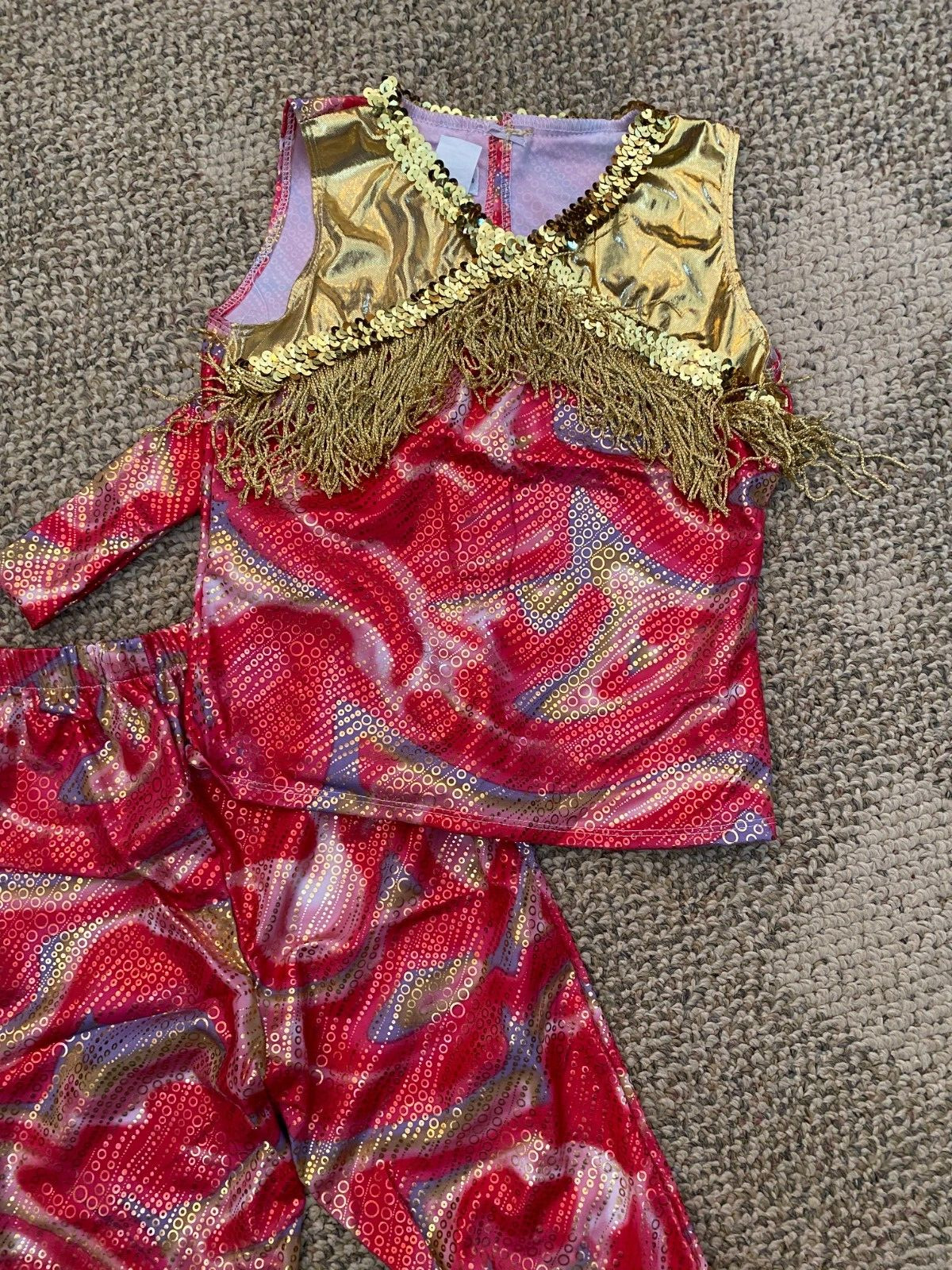 Chasing Fireflies Disco Darling Costume Halloween 70’s Dance Girls Size 8