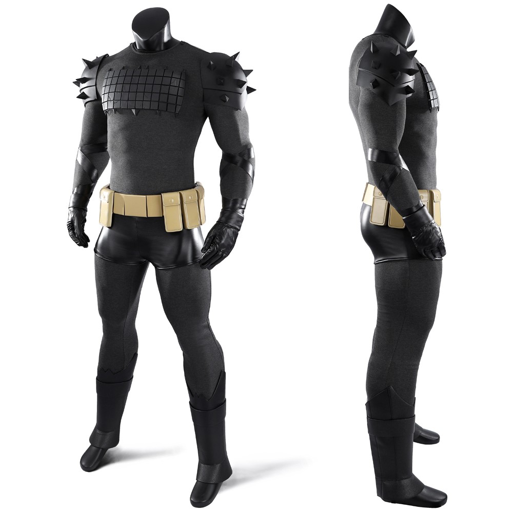 Absolute Batman Bruce Wayne Jumpsuit Cosplay Costume Superhero Complete Outfit