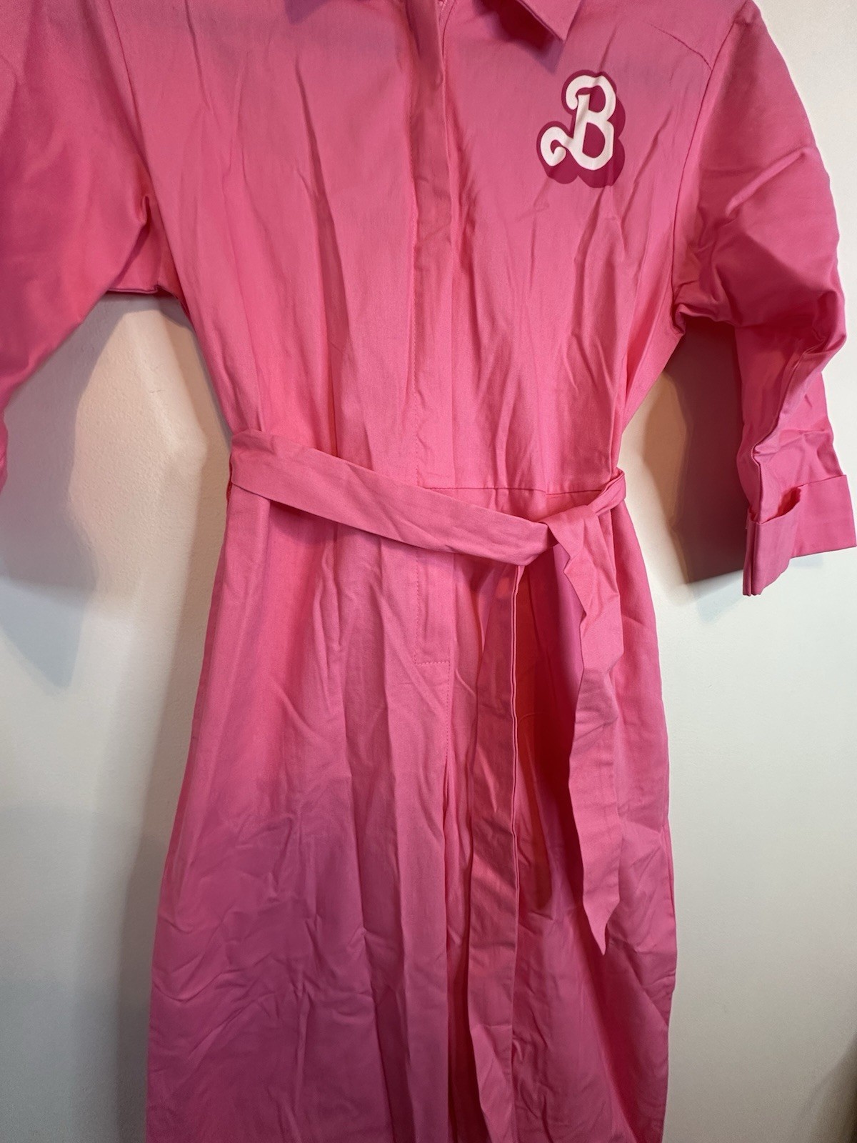 Barbie Halloween Costume Pink Power Jumpsuit Youth L 14-16 New in Package