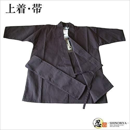 Shinobiya Japanese Men’s Black Ninja costume Cosplay Set LL Size From Japan