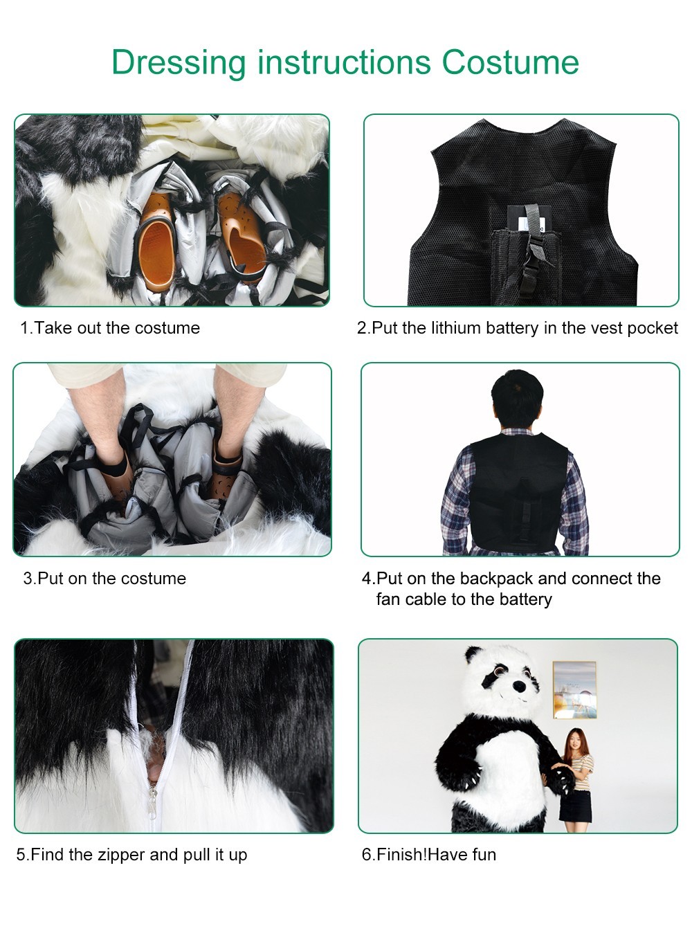 Giant Gorilla King Kong Inflatable Costume Adult Halloween Cosplay Party Outfit