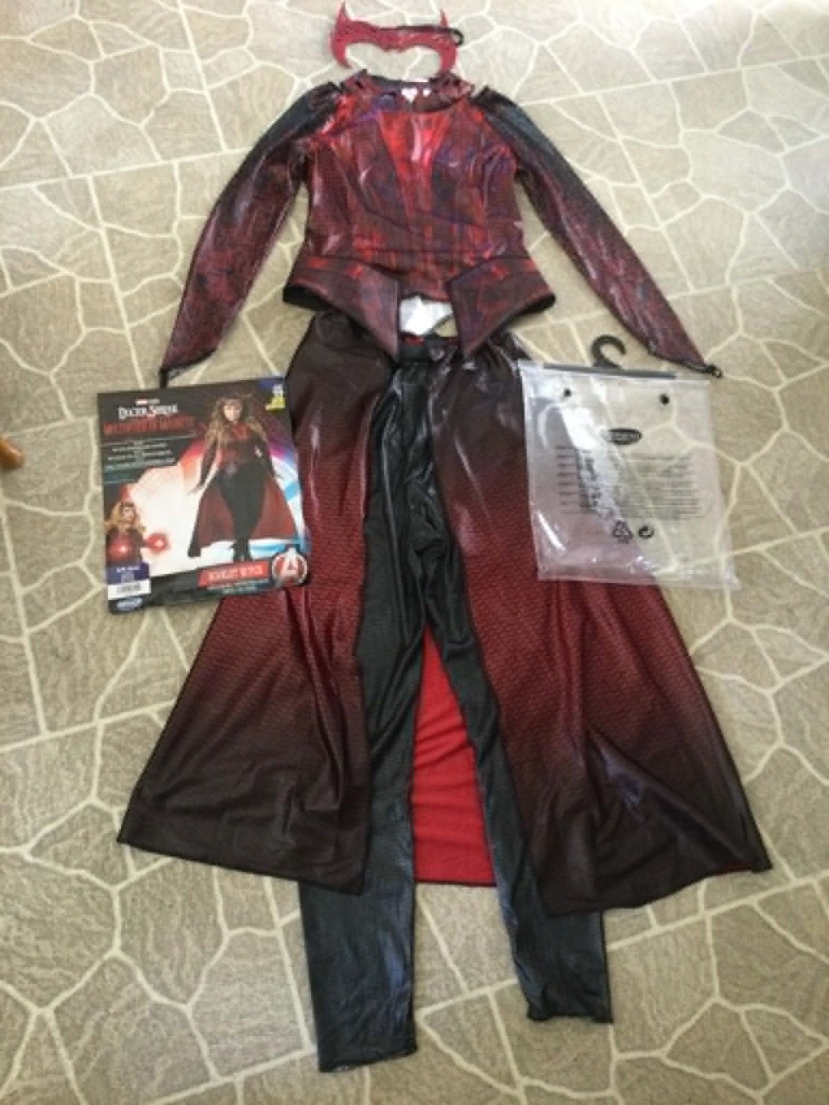 ADULT DOCTOR STRANGE SCARLET WITCH COSTUME BY JAZWARES FOR MARVEL, S/P 4-6