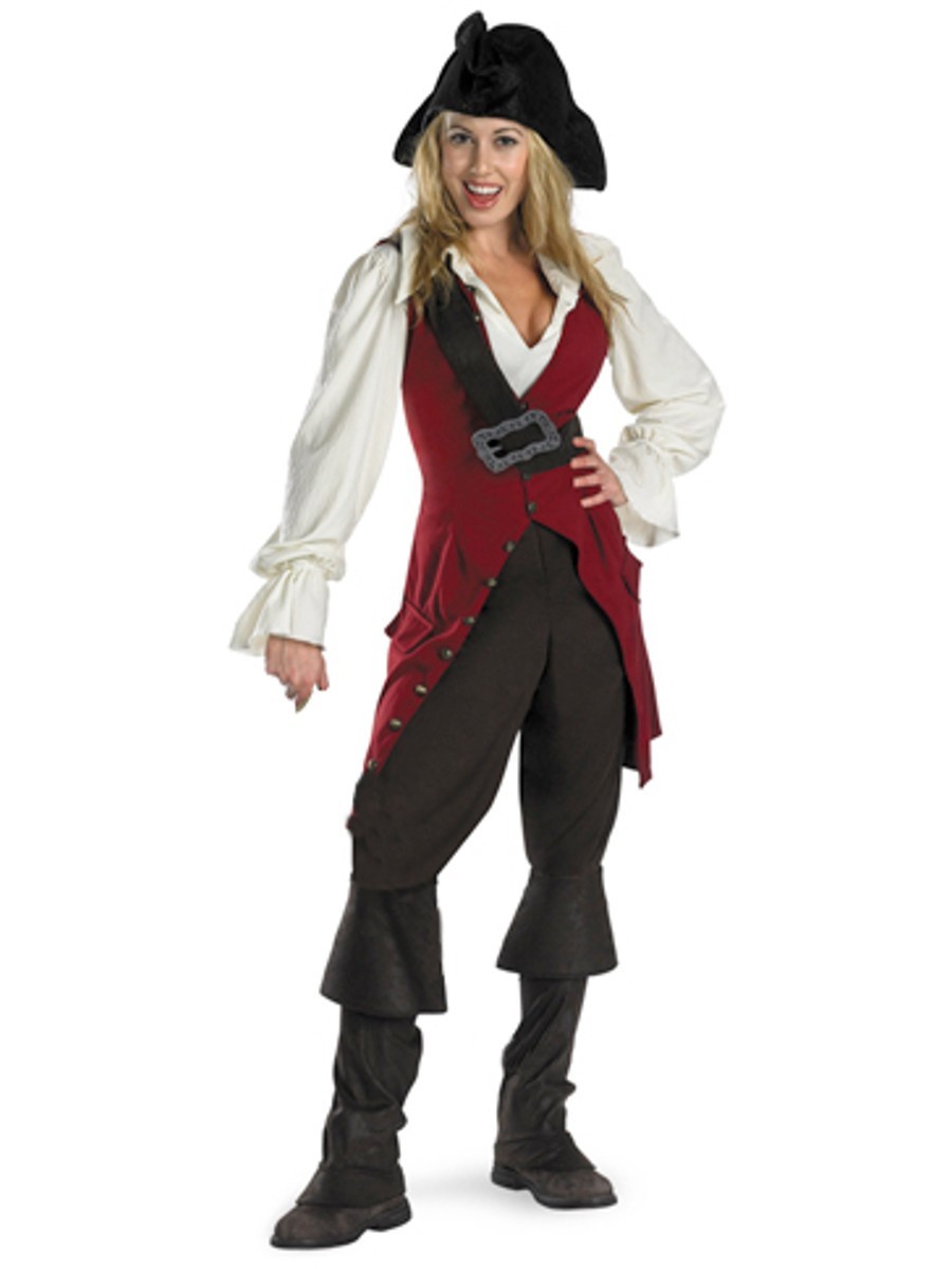 Discontinued Disney Pirates of the Caribbean Elizabeth Swann Young Adult Costume