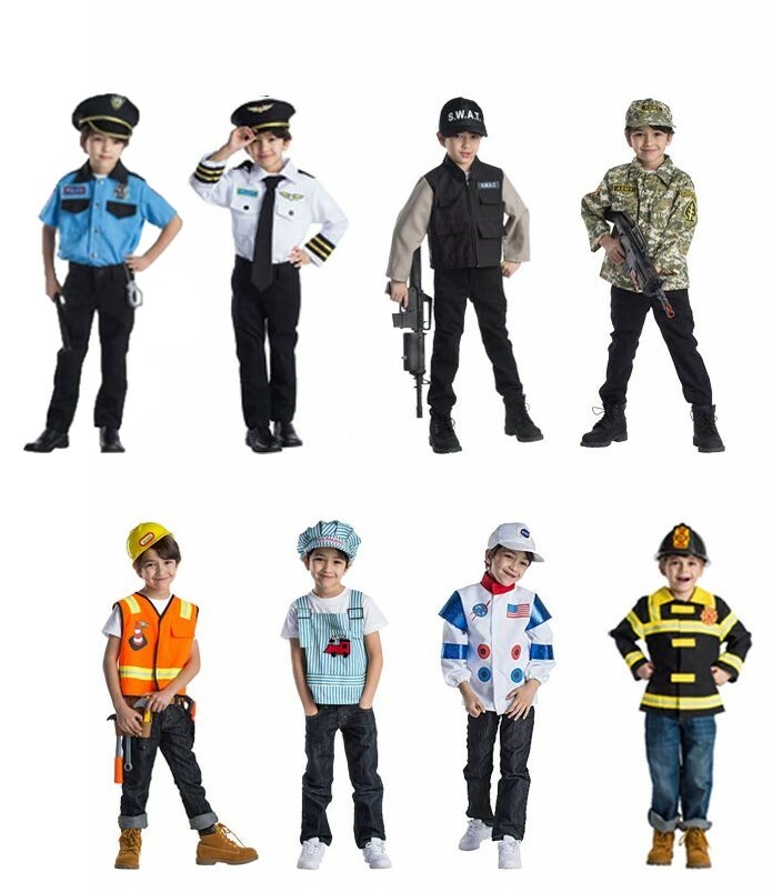 Dress Up America Role Play Costume Sets for Kids – Career Day Dress Up