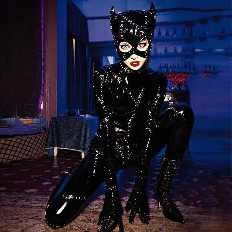 Batman Catwoman Cosplay Costume Selina Kyle Outfit Jumpsuit For Halloween
