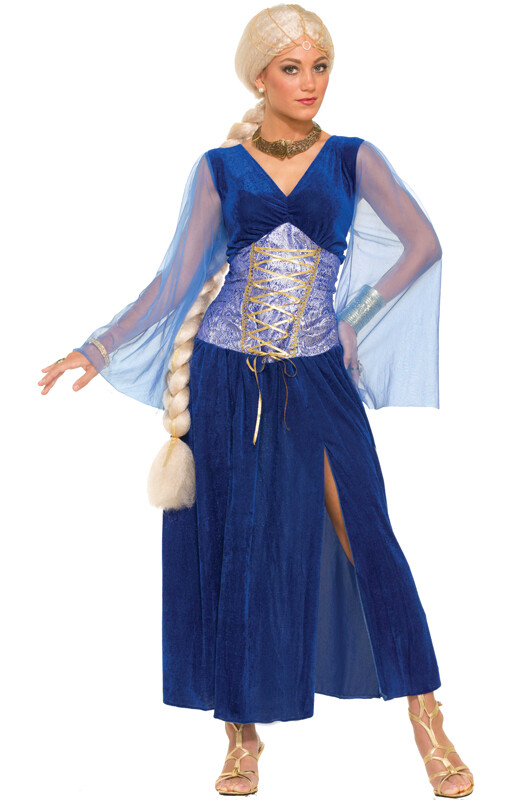 Game of Thrones Medieval Sapphire Dress Adult Costume
