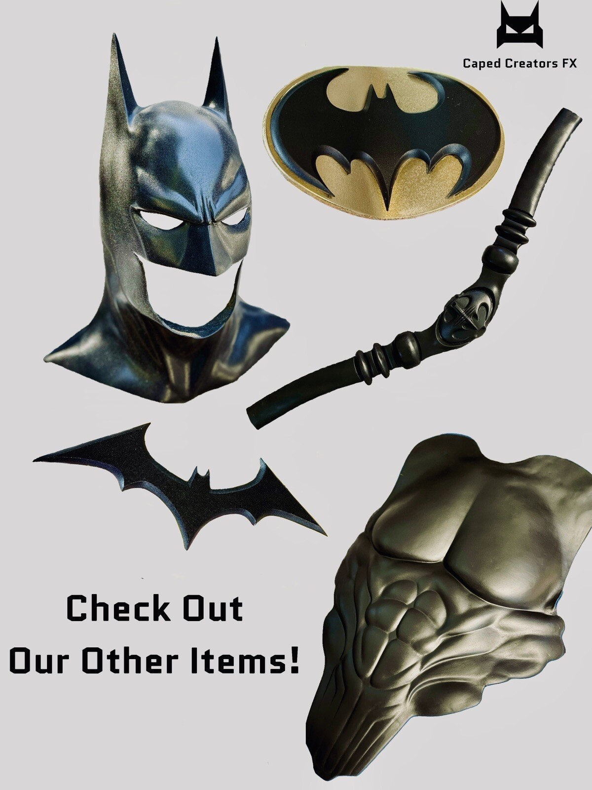 Bat Hero Chest Armor, Urethane, Handmade, Cosplay, Free Domestic Shipping