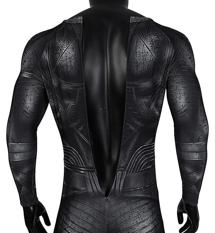 Movie Teth Adam Black Bodysuit Zentai Tight Jumpsuit Halloween Cosplay Costume