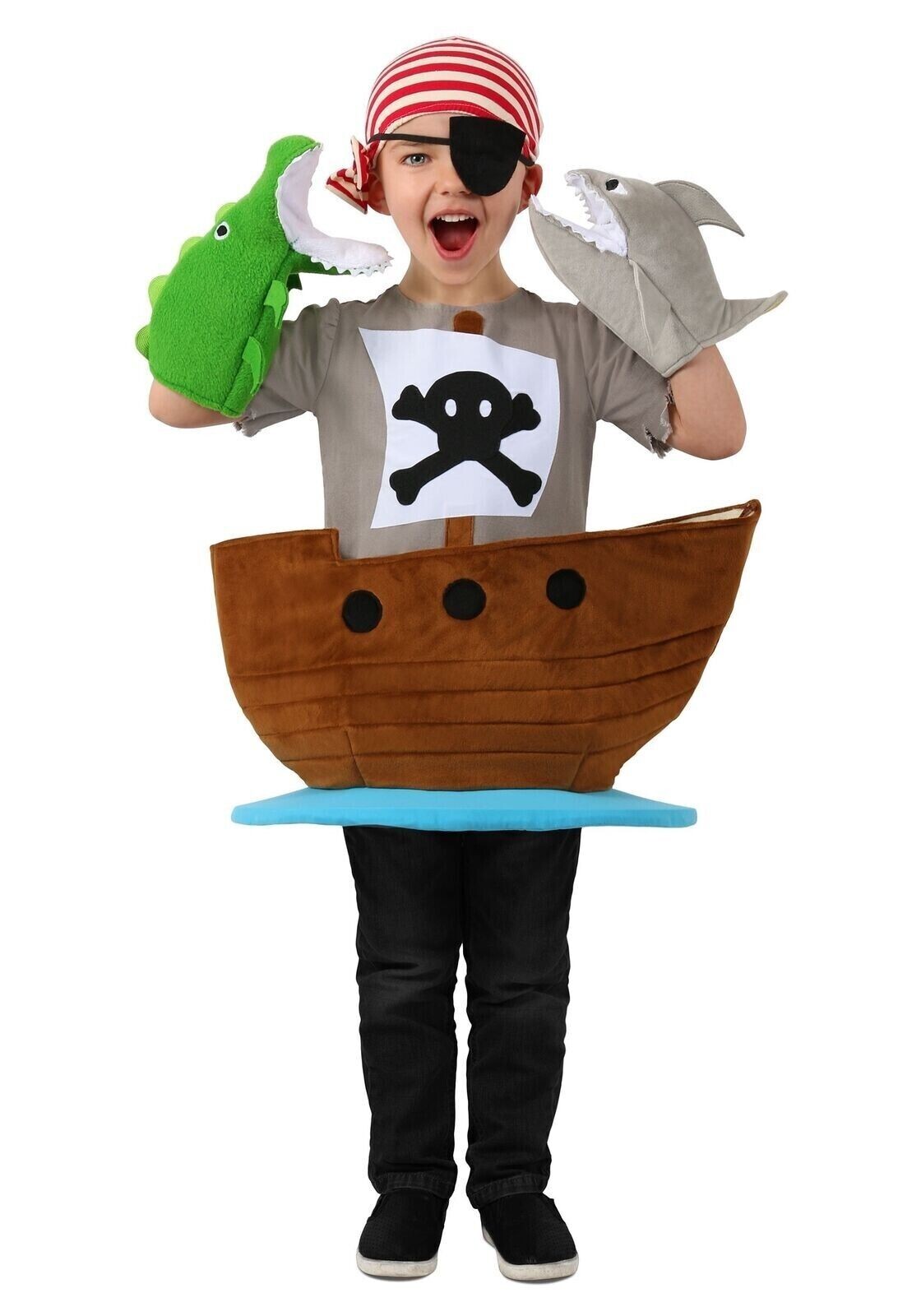 Pirate Ship Candy Catcher Child Boys Costume Size Small Princess Paradise