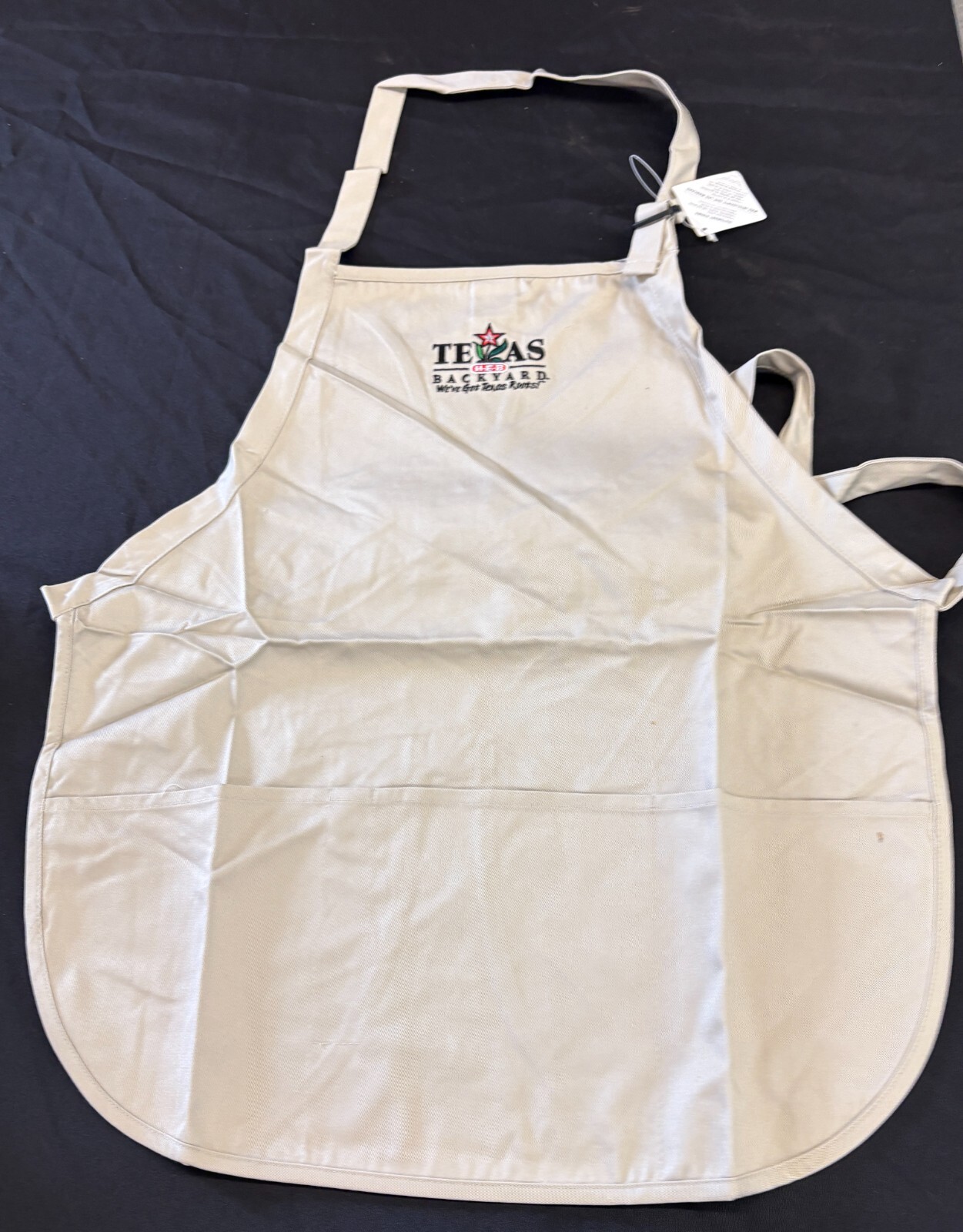 HEB Texas Backyard Grocery Store Chain Apron NWT