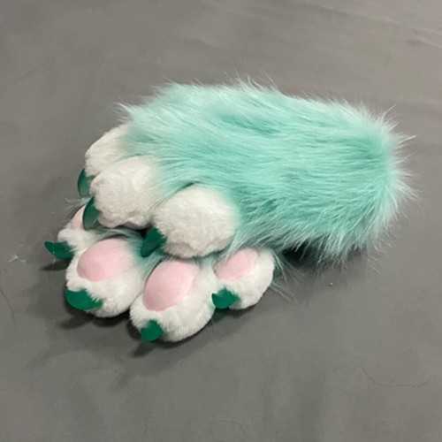 Furry Animal Paws Gloves Fursuit Kigurumi Cosplay Costume Wearable Paw Props