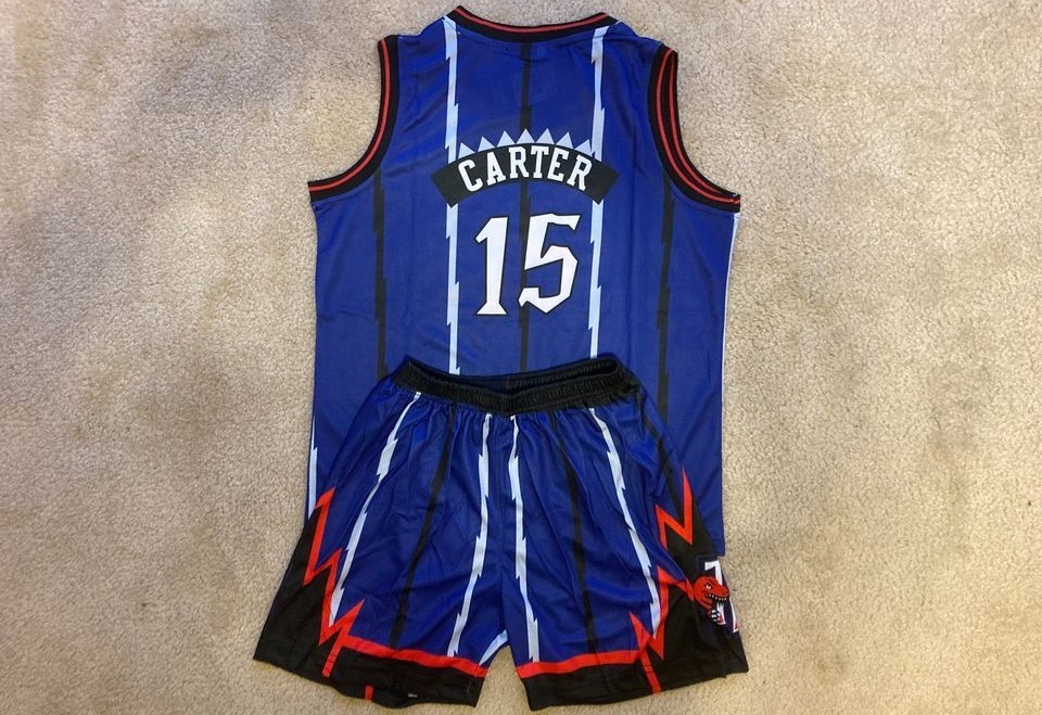 Youth Carter High-Quality Jersey Shorts Raptors Basketball 2T thru XL 14-16