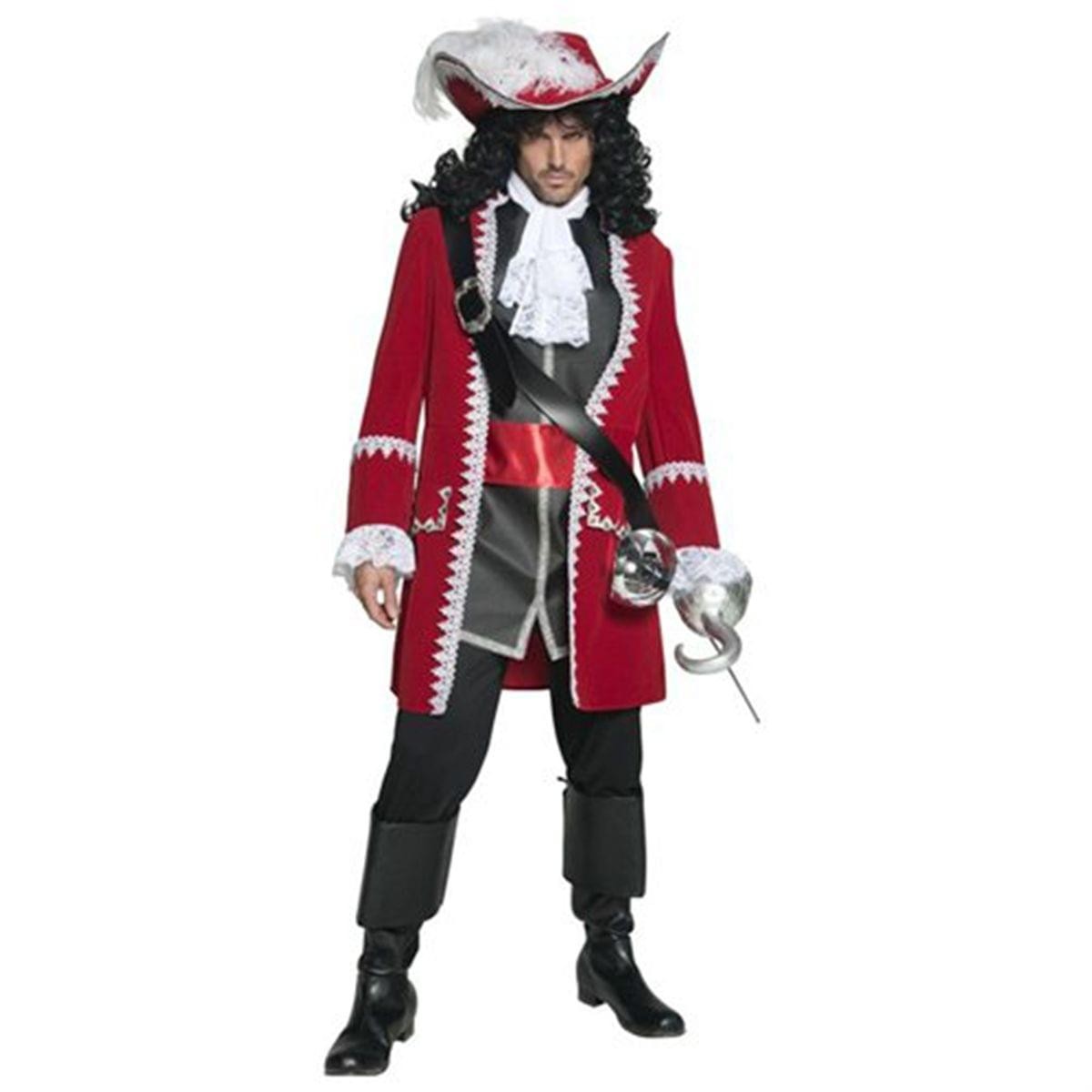 Pirate Captain Hook Costume Adult Medium