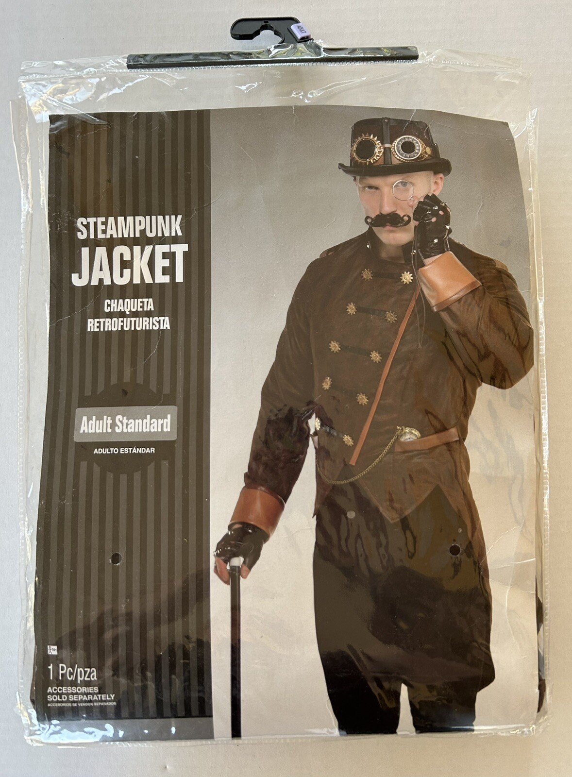 Steampunk Jacket Cosplay Halloween Costume Adult Men’s Regular New