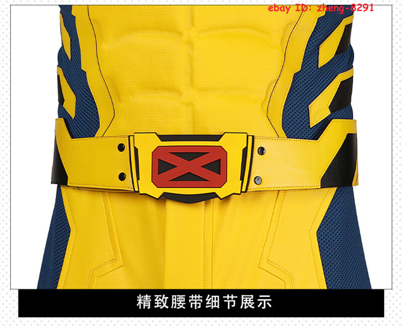 NEW Wolverine Cosplay Costume Outfit Deadpool 3 Halloween Jumpsuit Suit Full Set